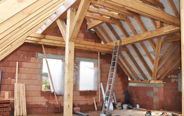 Llandyssil attic trusses
